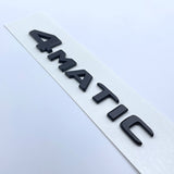 4MATIC Emblem Black 2017+ Trunk Tailgate Lid Badge For Mercedes Benz AMG GLC GLE