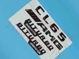 Gloss Black Flat " CL65 AMG BITURBO " Trunk Embl Badge Sticker for Mercedes Benz