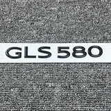 Gloss Black GLS580 Number Trunk Letters Badge Emblems Sticker For Mercedes Benz