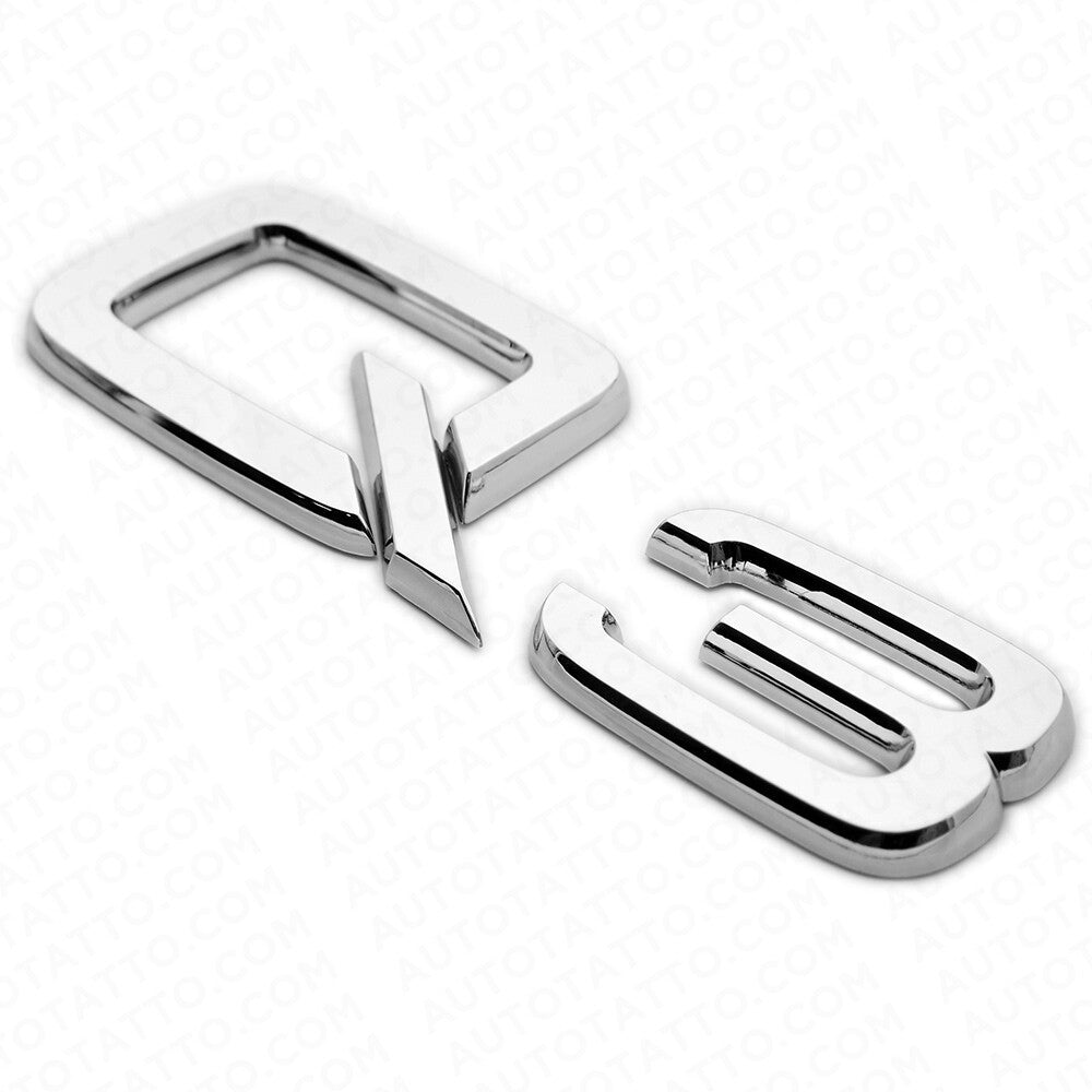 For Audi Q3 OEM Chrome Rear Letter Liftgate Badge Trunk Emblem Badge Logo Sport