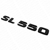01-14 SL 550 AMG Letter Emblem Trunk Logo Nameplate Badge Decorate Sport Black