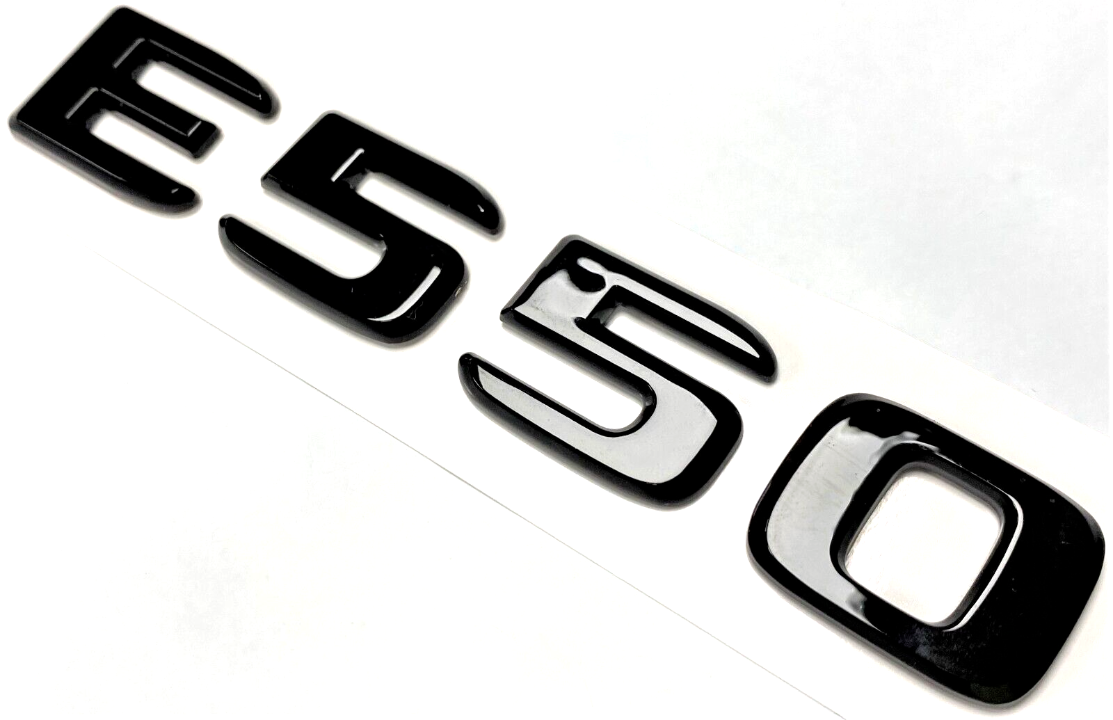 BLACK E550 For MERCEDES REAR TRUNK EMBLEM BADGE NAMEPLATE DECAL LETTER NUMBER
