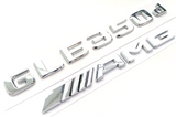 GLE350d + AMG CHROME FOR MERCEDES REAR TRUNK EMBLEM BADGE NAMEPLATE DECAL LETTER