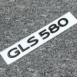 Gloss Black GLS580 Maybach Number Trunk Letters Badge Emblems Sticker For Benz