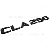 17-21 CLA 250 Emblem Trunk Lid Letter Logo Nameplate Badge Decorate Matte Black