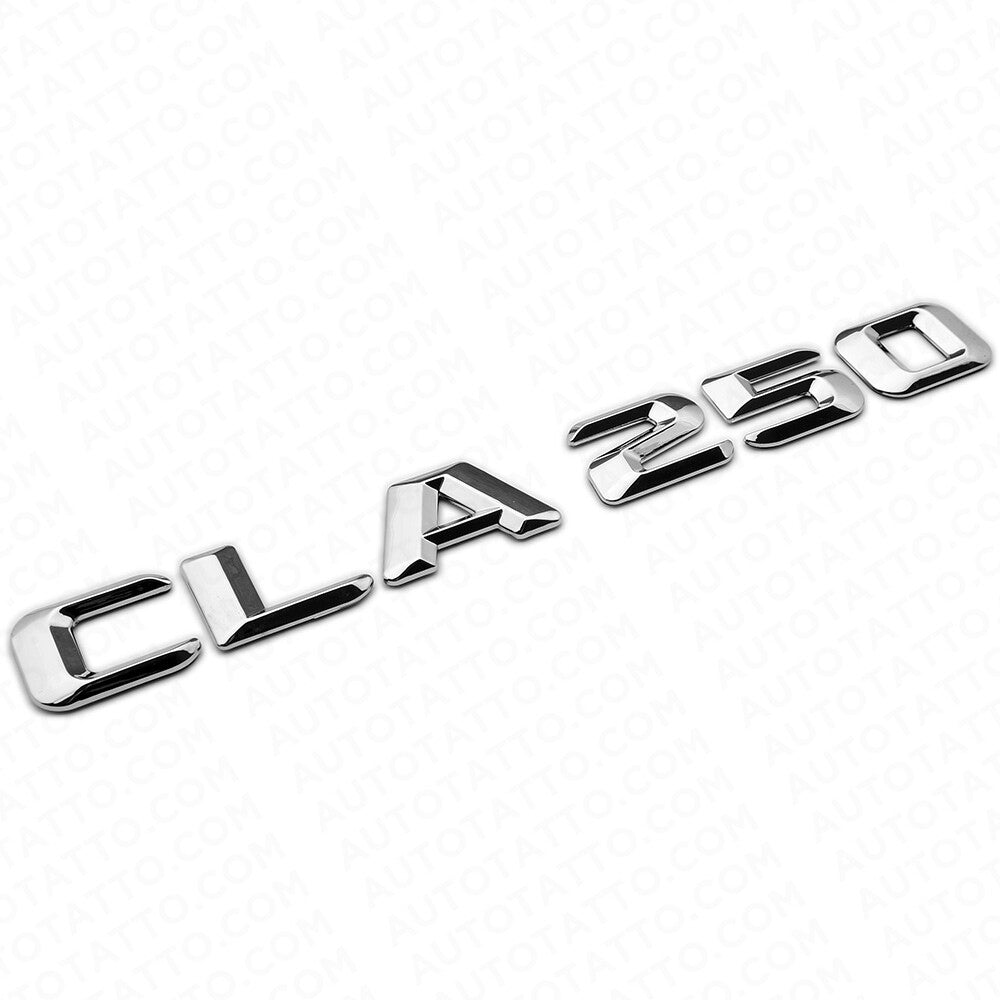 14-16 CLA 250 Emblem Trunk Lid Letter Nameplate Badge Decorate AMG OEM Chrome