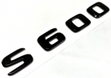 S600 BLACK FOR MERCEDES REAR TRUNK EMBLEM BADGE NAMEPLATE DECAL LETTER NUMBER