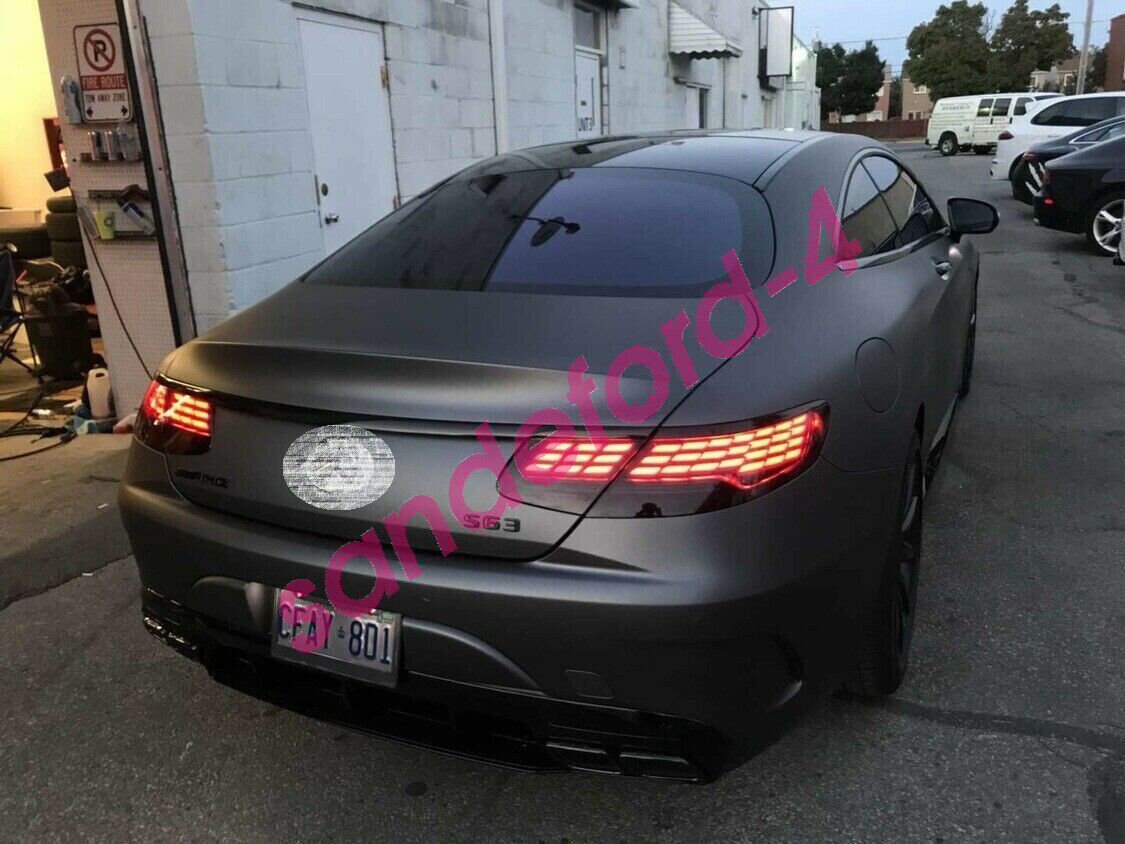 Black C43 AMG BITURBO 4MATIC Trunk Fender Badges Emblems for Mercedes ben