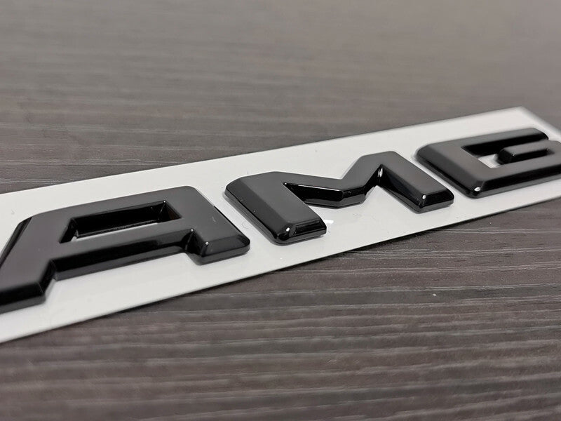 Gloss Black AMG Replacement Decal Badge Sticker For Mercedes-Benz CLA Class