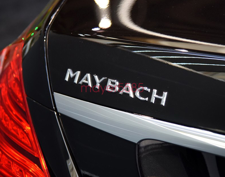 1PC Brand New ABS For Mercedes Benz Maybach Letters Trunk Emblem Badge Sticker
