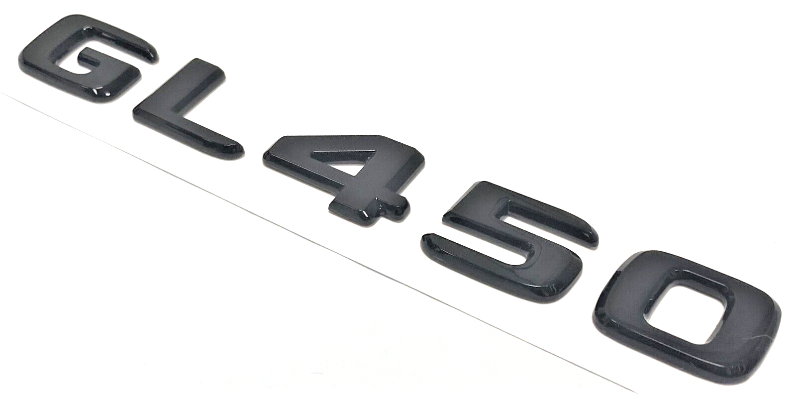 Gloss BLACK GL450 FOR MERCEDES REAR TRUNK EMBLEM BADGE NAMEPLATE DECAL LETTERS