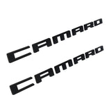 Set FOR CAMARO EMBLEM 2010-2015 SIDE FENDER BADGE LETTER NAMEPLATE BLACK