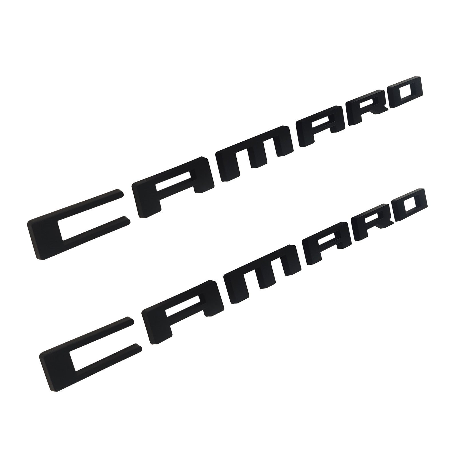 Set FOR CAMARO EMBLEM 2010-2015 SIDE FENDER BADGE LETTER NAMEPLATE BLACK