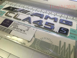 NEW "CLA45s + sAMG" High quality Rear Trunk Emblem Decal Badge FOR Mercedes Benz