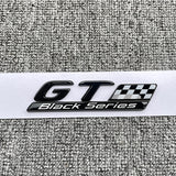 Gloss Black GT Black Series AMG Emblem Rear Lid Badge For Mercedes GTS GTR R190