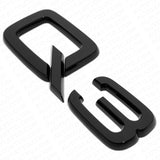 Audi Q3 Gloss Black Rear Letter Liftgate Nameplate Trunk Emblem Badge Sport