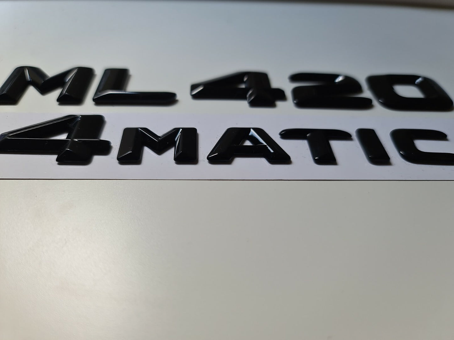 ML420 4matic Black Letter Number Rear Boot Badge Emblem For ML Class Mercedes