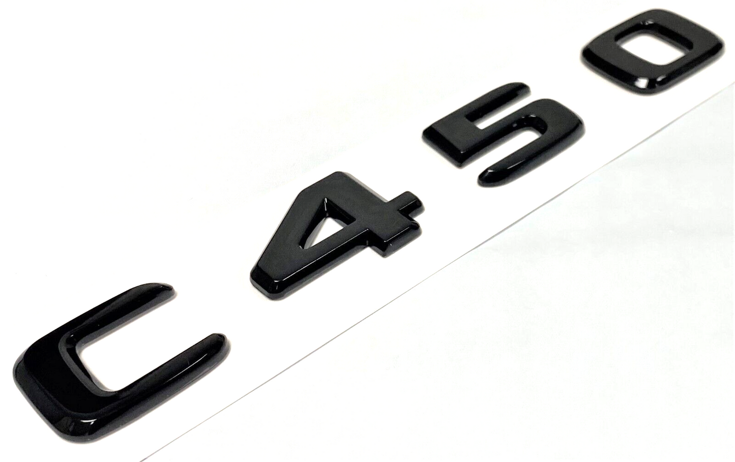 BLACK C450 For MERCEDES REAR TRUNK EMBLEM BADGE NAMEPLATE DECAL LETTERS
