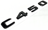 BLACK C450 For MERCEDES REAR TRUNK EMBLEM BADGE NAMEPLATE DECAL LETTERS