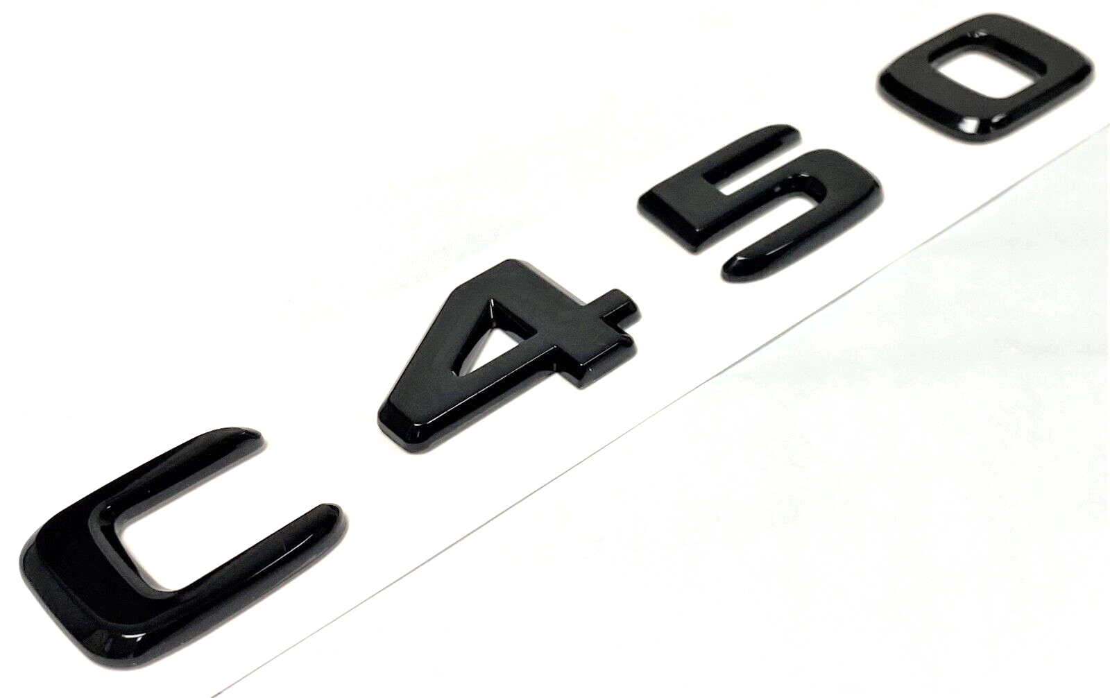 BLACK C450 For MERCEDES REAR TRUNK EMBLEM BADGE NAMEPLATE DECAL LETTERS