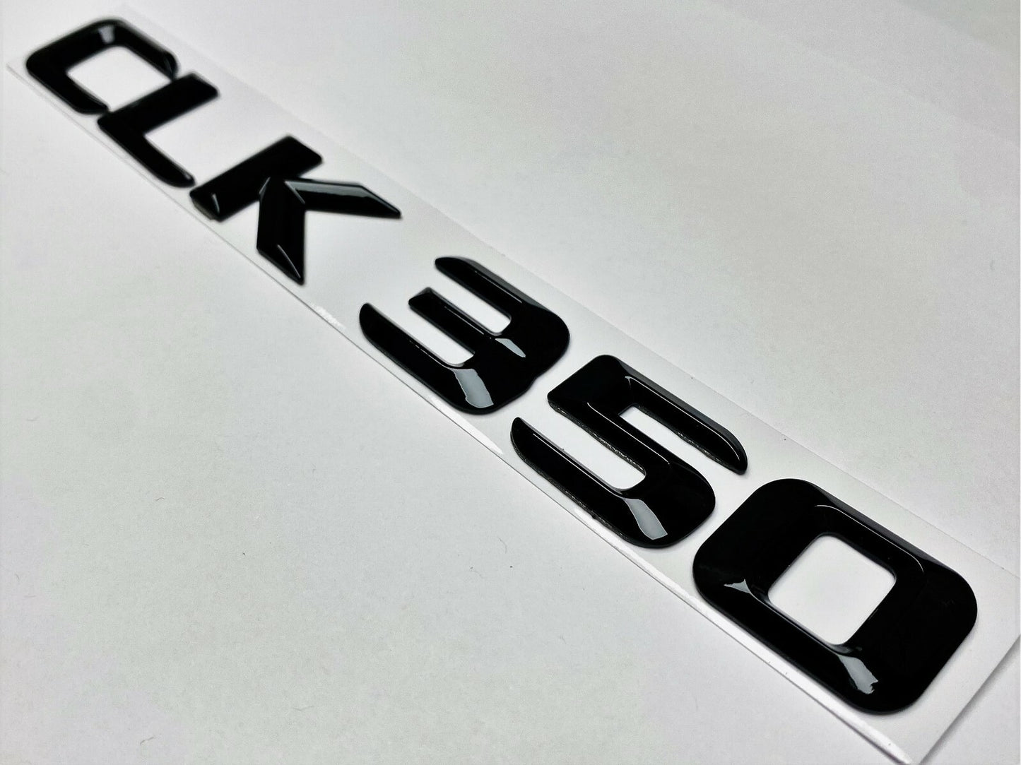 Gloss BLACK CLK350 FOR MERCEDES REAR TRUNK EMBLEM BADGE NAMEPLATE DECAL NUMBERS