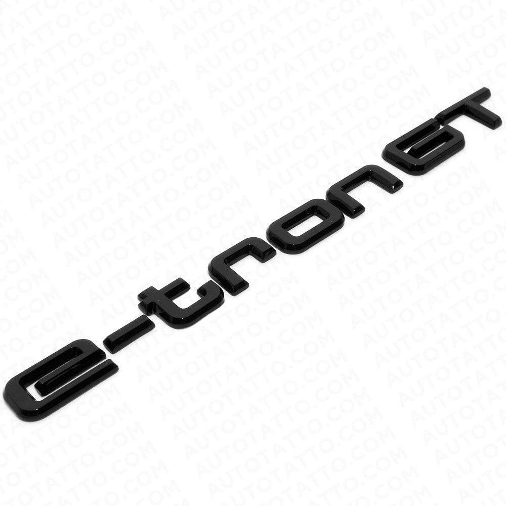 Audi e-tron GT Gloss Black Rear Letter Liftgate Badge Trunk Emblem Badge Sport