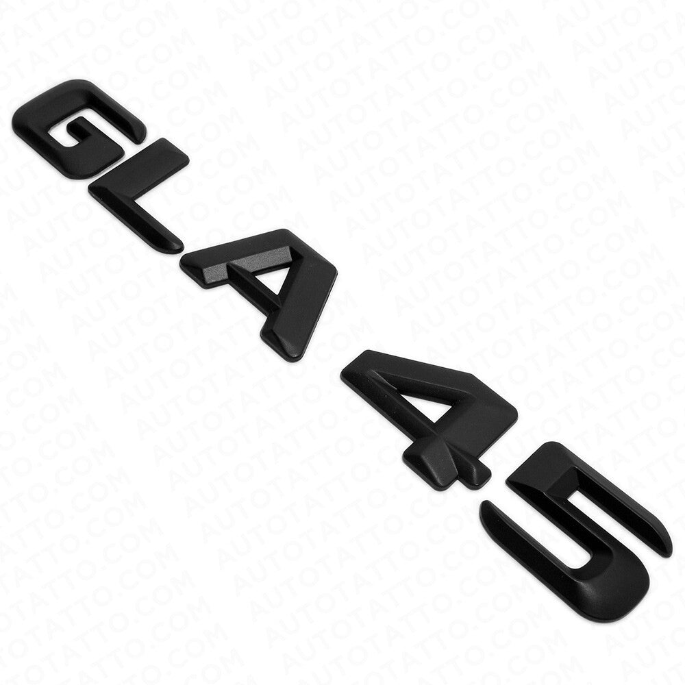 15-16 GLA 45 AMG Rear Letter Emblem Liftgate Logo Nameplate Badge Matte Black