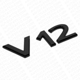 Mercedes-Maybach V12 Turbo AMG Fender Emblem Nameplate Badge Sport Gloss Black