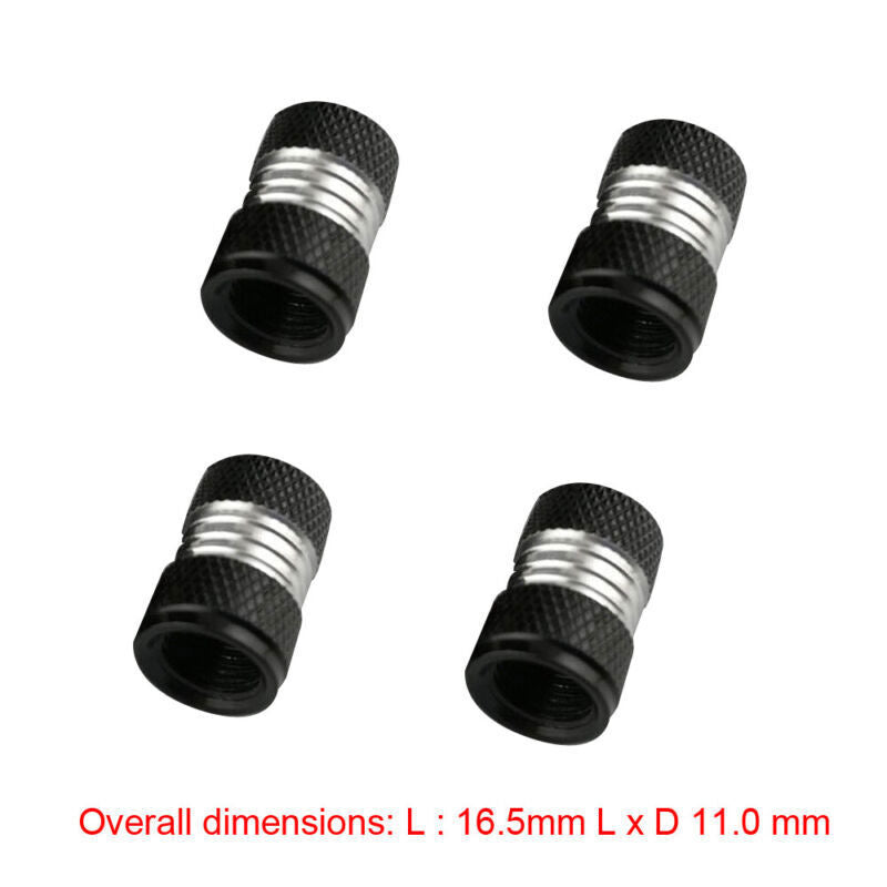 4x Car Accessories SUV Wheel Tyre Valve Stems Air Dust Cover Screw Cap Universal