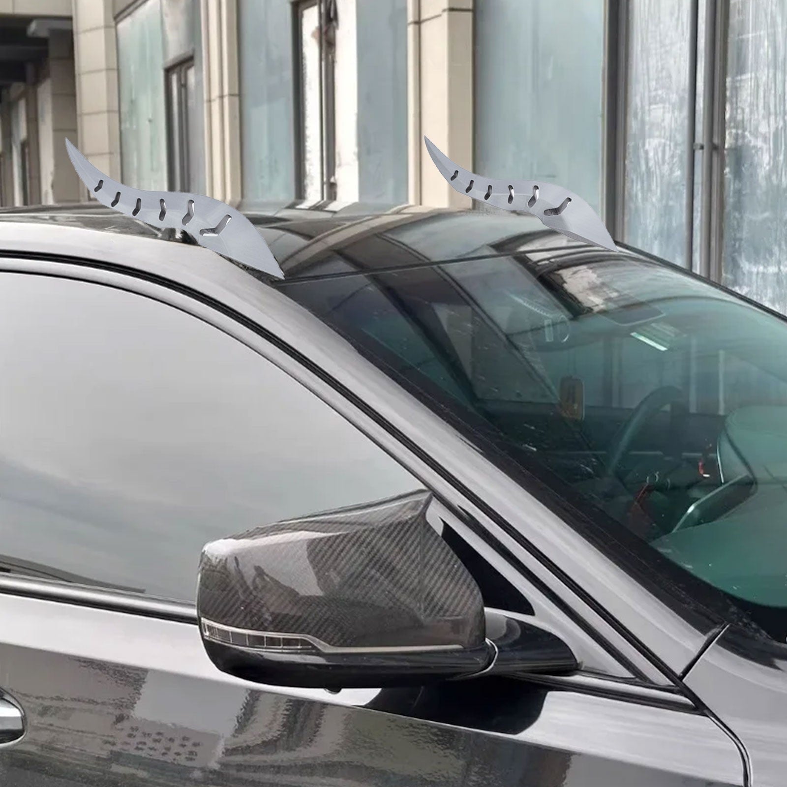 Bull Stickers 3D Design for Car Roof Dragon For Horn Modification Decoration
