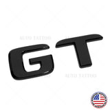 17-21 AMG GT Letter Emblem 3D Trunk Logo Nameplate Badge Decorate Gloss Black