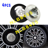 4x Maybach Gloss Black Wheel Center Hub Caps Emblem For 2020 Mercedes Benz S450