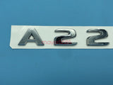 Chrome " A220d " Number Letters Rear Trunk Badge Emblem for Mercedes Benz A220d