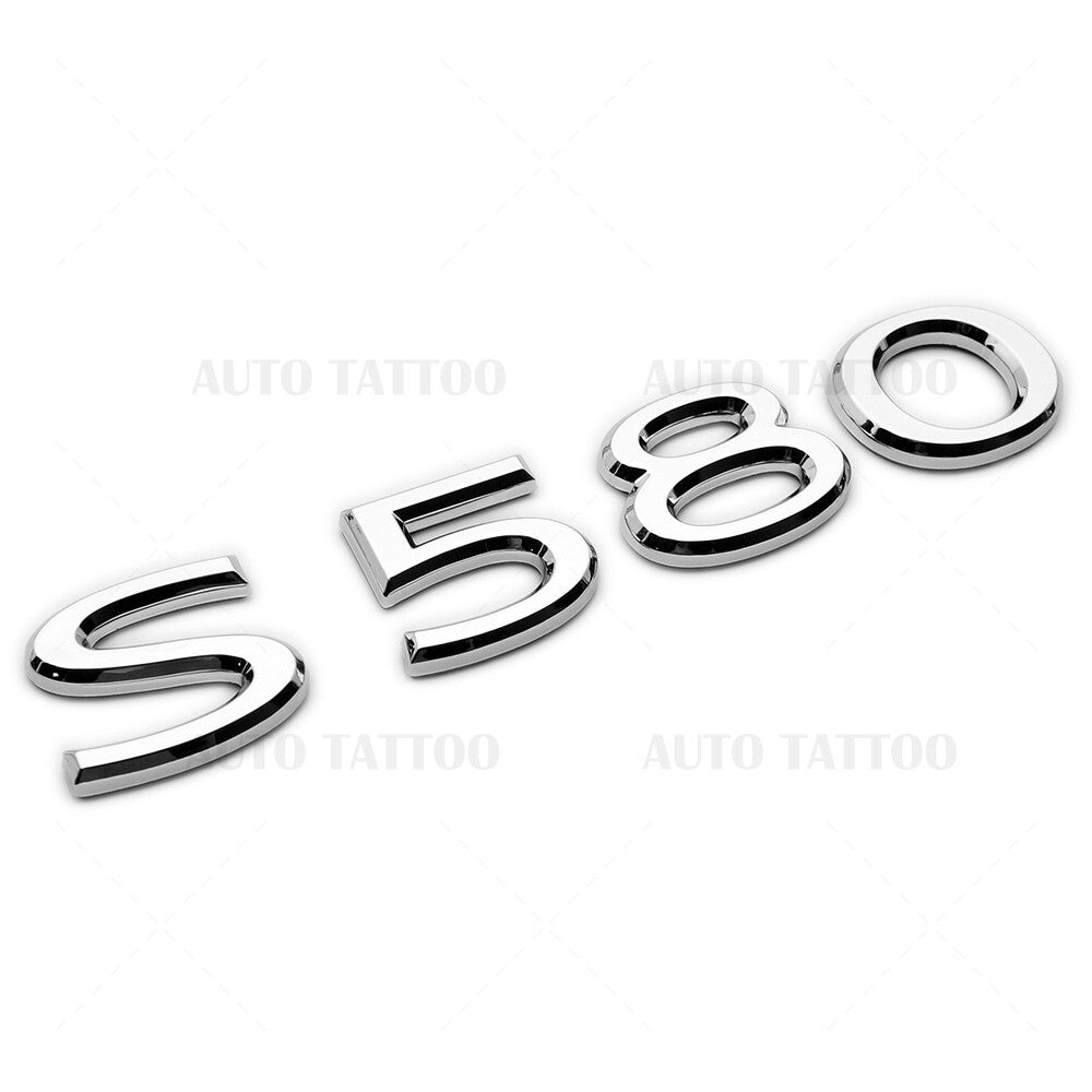 Mercedes-Maybach S 580 AMG Letter Emblem Trunk Logo Nameplate Badge Chrome