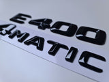 E400 4matic Black Letter Number Rear Boot Badge Emblem For E Class Mercedes