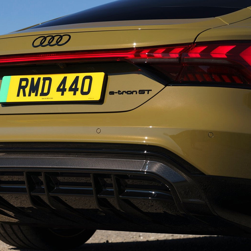 Audi e-tron GT Gloss Black Rear Letter Liftgate Badge Trunk Emblem Badge Sport