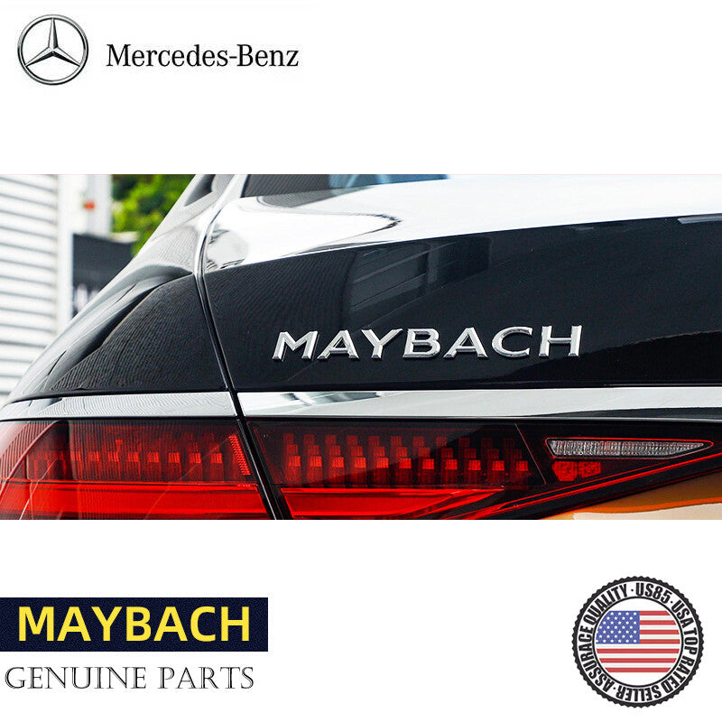 1pcs Silver For " MAYBACH " Emblem Auto Front Badge for Mercedes-Benz S400 S500