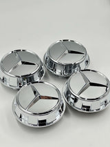 4pcs Mercedes Benz Maybach C63s E63s CLS63s AMG Chrome Center Caps Screw On 60mm