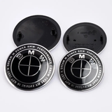 Emblem Set 7PCS NEW HubCaps Hood Wheel Emblem Badge Set 74mm 74mm 4x56mm 45mm