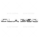 17-21 CLA 250 Emblem Trunk Lid Letter Logo Nameplate Badge Decorate OEM Chrome