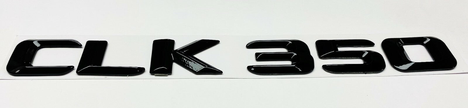 Gloss BLACK CLK350 FOR MERCEDES REAR TRUNK EMBLEM BADGE NAMEPLATE DECAL NUMBERS