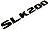 GLOSS BLACK SLK200 FOR MERCEDES REAR TRUNK EMBLEM BADGE NAMEPLATE DECAL LETTERS