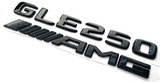 GLE250+AMG BLACK FOR MERCEDES REAR TRUNK EMBLEM BADGE NAMEPLATE DECAL NUMBERS