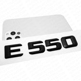 14-16 E550 AMG Letter Emblem 3D Trunk Logo Nameplate Badge Decorate Matte Black
