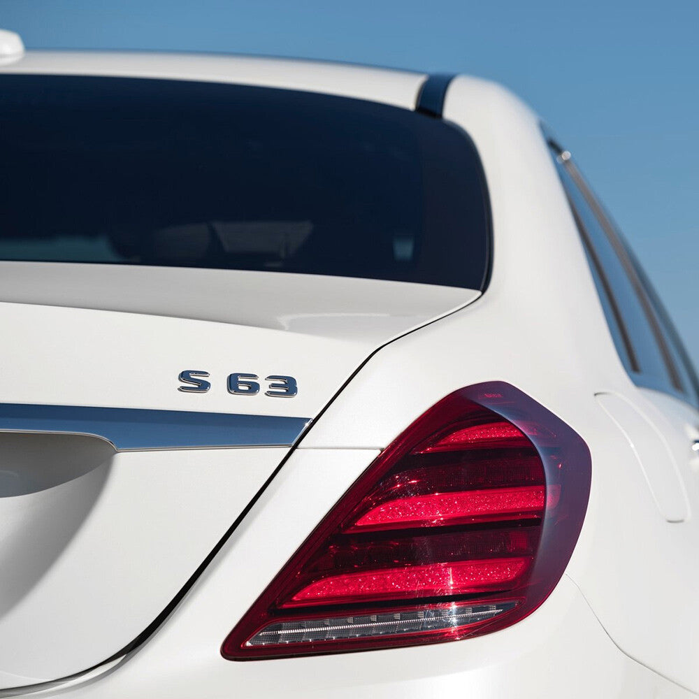 18-21 S 63 AMG Letter 3D Emblem Trunk Logo Nameplate Badge Decorate OEM Chrome