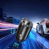Mini Dual USB Type C PD 30W Car Phone Charger Adapter Fast Charging Accessories