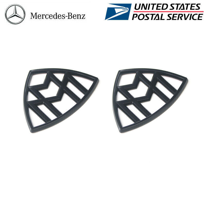 Set of 4 Side Rear Badge Maybach Letter Logo Gloss Black FOR Mercedes S Class