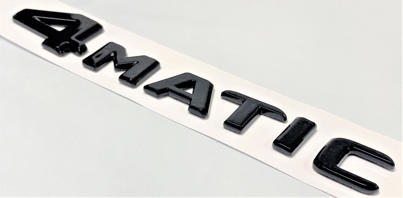 BLACK 4MATIC REAR TRUNK EMBLEM FOR MERCEDES 4MATIC BADGE NAMEPLATE C250 C300