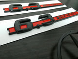 Gloss Black 2X 6.3 AMG  Side Emblem Badge For Mercedes-Benz E63 W211