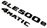GLE500e+4MATIC BLACK FOR MERCEDES GLE500e LIFTGATE REAR TRUNK EMBLEM BADGE PLATE